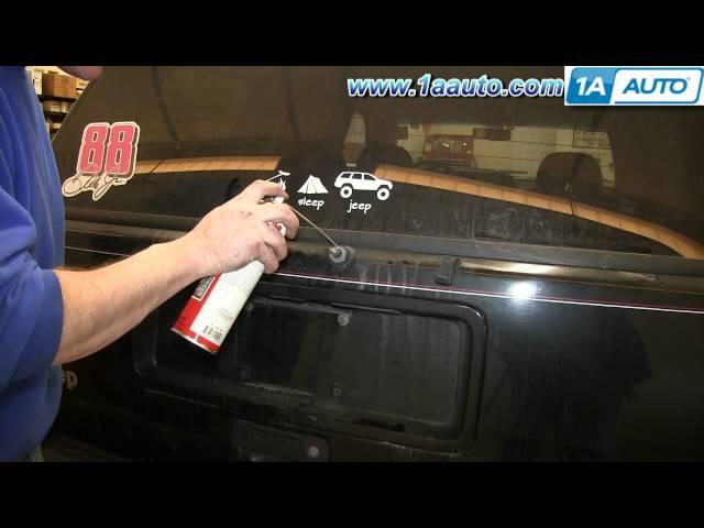 How to remove rear wiper arm jeep cherokee