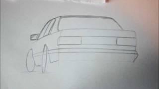 How To Draw A Car 3D Step By Step HD (Maserati)