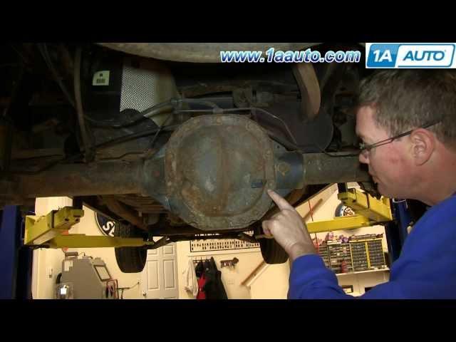 Ford explorer rear differential fluid change