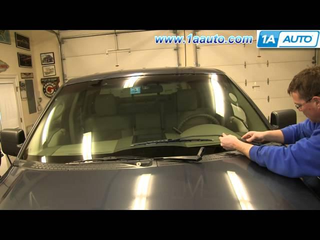 How to remove wiper arms ford f150