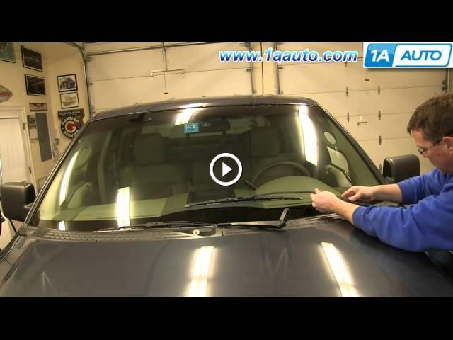 How to remove wiper arms on a ford #4