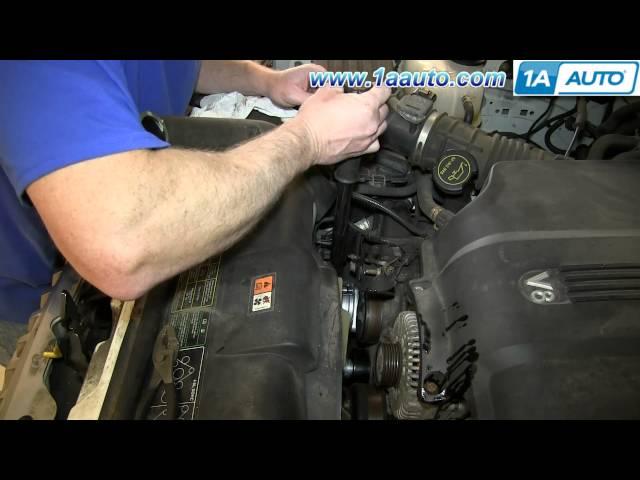 How to replace a belt tensioner ford explorer